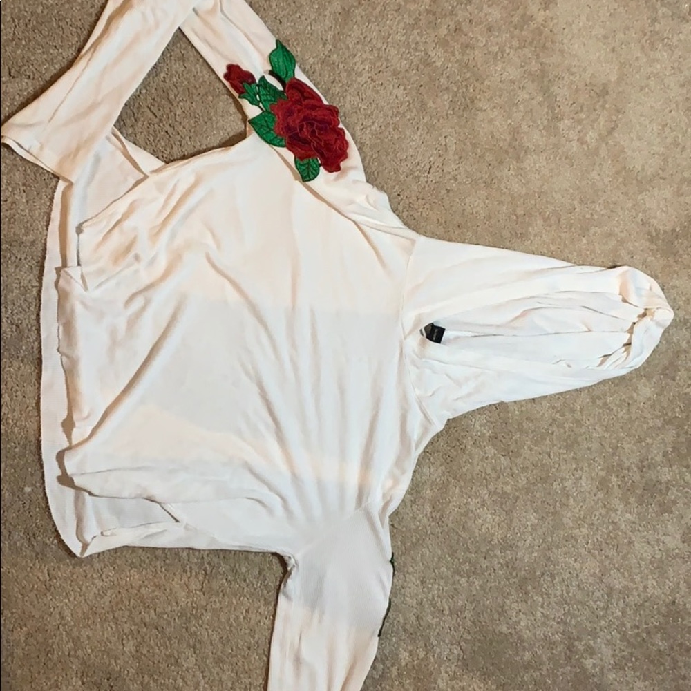 Long sleeve, thin white , shirt hoodie